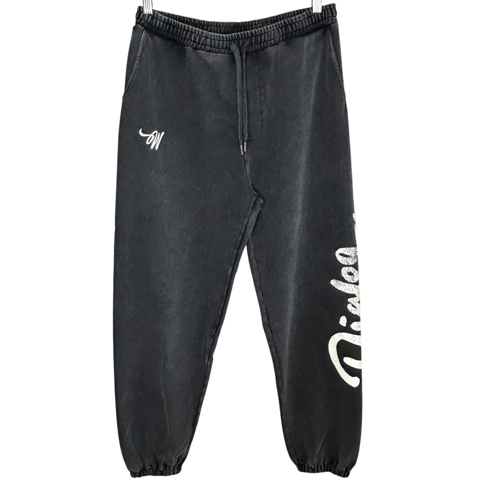 WML Wish Me‎ Luck X Dialog Cafe Sweatpants Large Oversize Street Graphic Black
